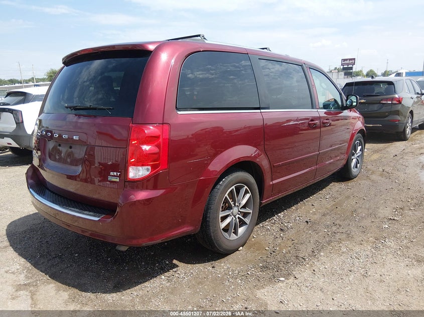 Vin: 2c4rdgcg1hr807478, lot: 45999423, dodge grand caravan sxt 20174