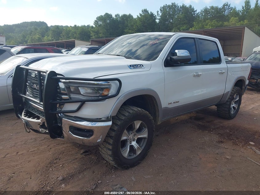 Vin: 1c6rrejt4ln128498, lot: 45999513, ram 1500 laramie  4x2 5'7 box 20202
