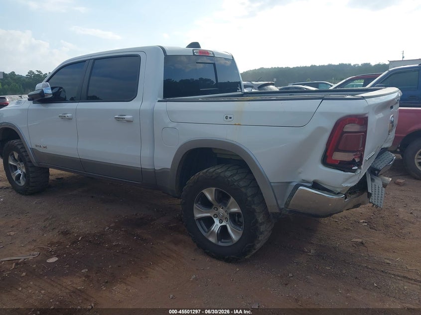 Vin: 1c6rrejt4ln128498, lot: 45999513, ram 1500 laramie  4x2 5'7 box 20203