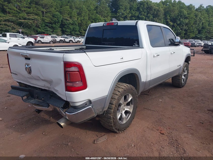 Vin: 1c6rrejt4ln128498, lot: 45999513, ram 1500 laramie  4x2 5'7 box 20204