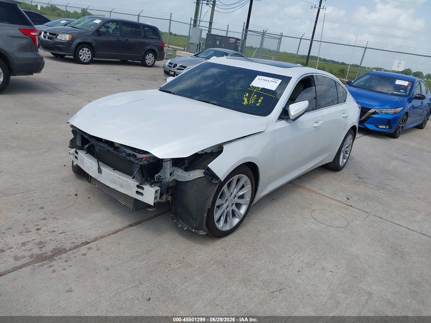 Vin: 1g6dw5rk2l0122349, lot: 45999516, cadillac ct5 luxury 20202