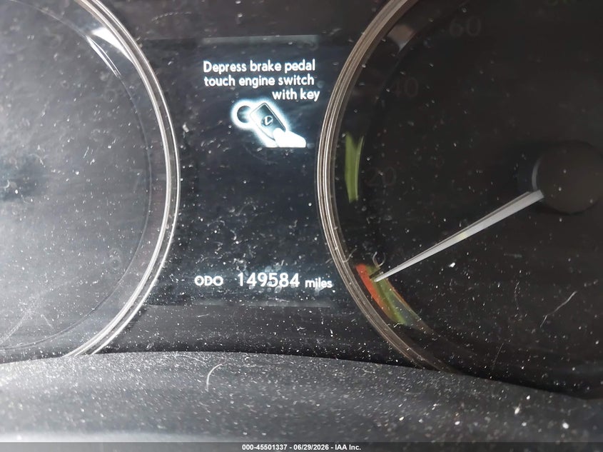 2013 Lexus Gs 350 VIN: JTHCE1BL1D5001807 Lot: 45501337
