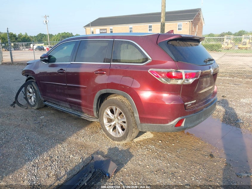 2015 TOYOTA HIGHLANDER auction photo 3