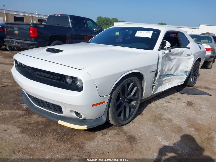 Vin: 2c3cdzbt2mh623641, lot: 45999574, dodge challenger r/t 20212