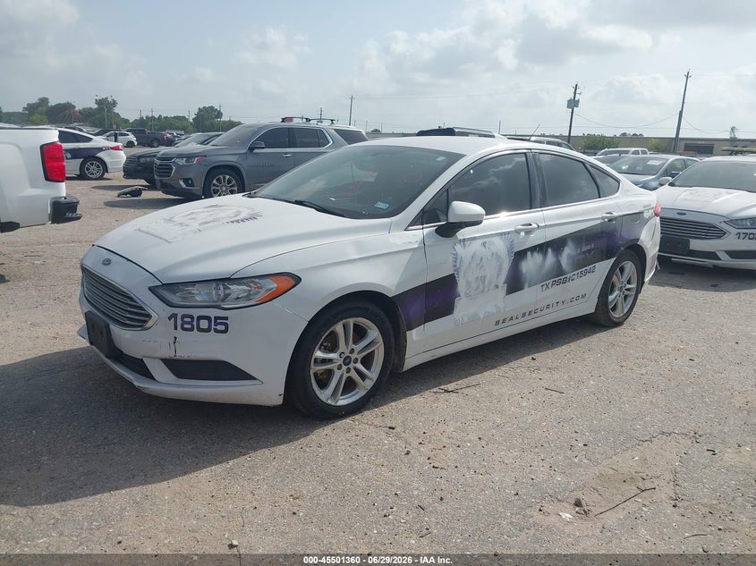 2018 FORD FUSION HYBRID auction photo 2