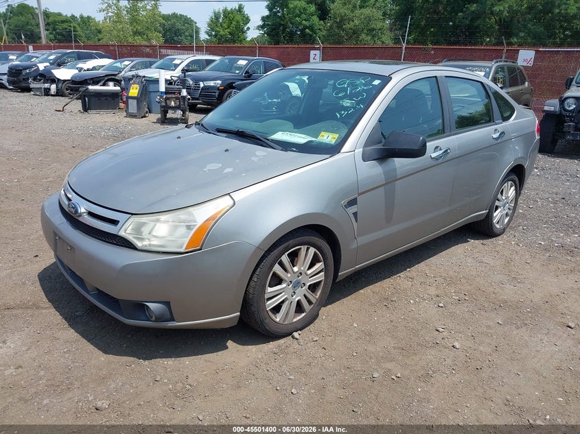 2008 Ford Focus, Удар сзади, IAAI, VIN 1FAHP35N08W277847 — фото 2