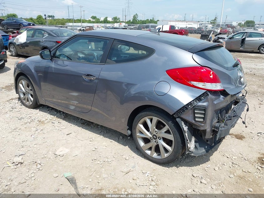 2016 HYUNDAI VELOSTER HATCHBACK 1.6L I-4 DI, DOHC, VVT, 132HP