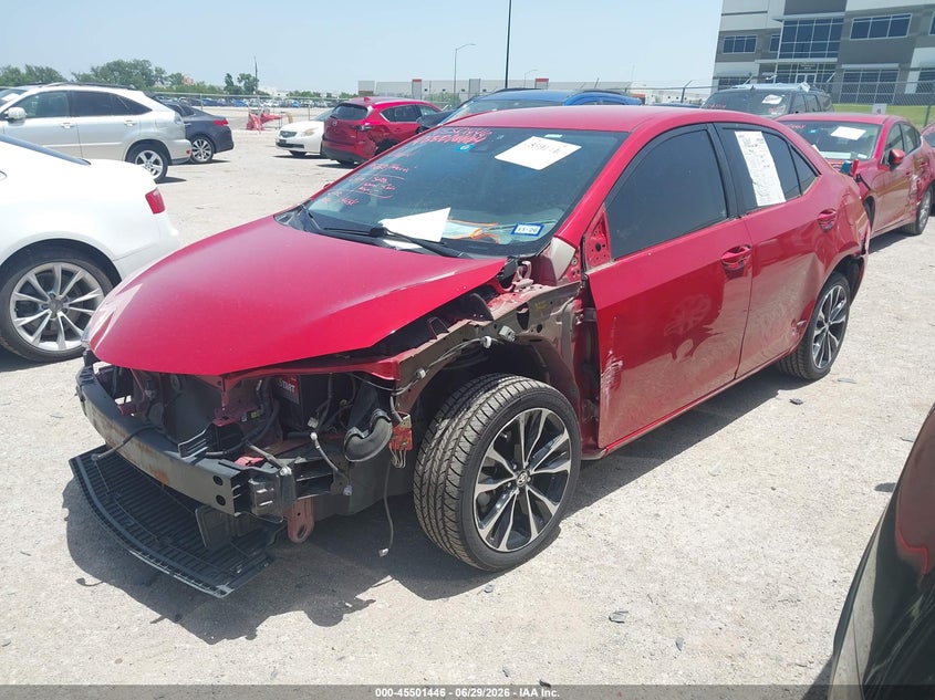 2017 Toyota Corolla, Front & Rear, IAAI, VIN 5YFBURHE1HP582306 — photo 2