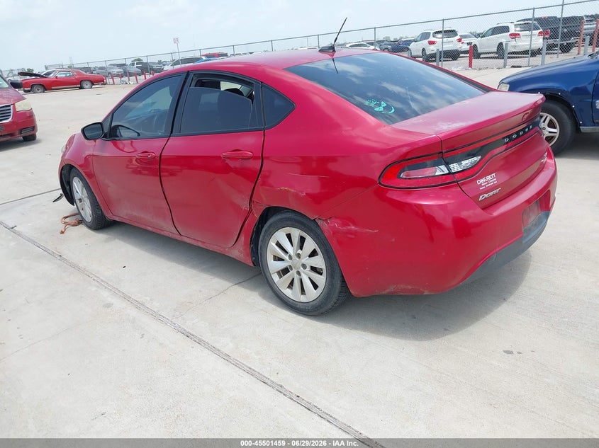 Vin: 1c3cdfbbxed702415, lot: 45999675, dodge dart sxt 20143