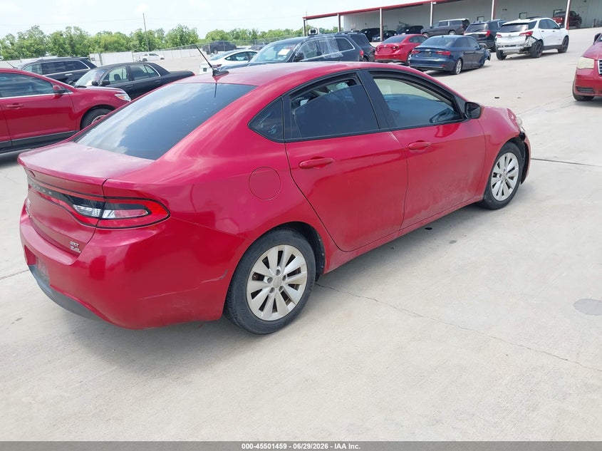 Vin: 1c3cdfbbxed702415, lot: 45999675, dodge dart sxt 20144