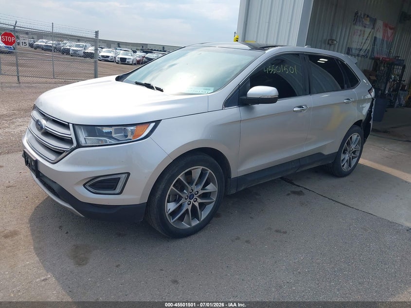 2015 Ford Edge Titanium 2FMTK4K9XFBB67687 photo 1