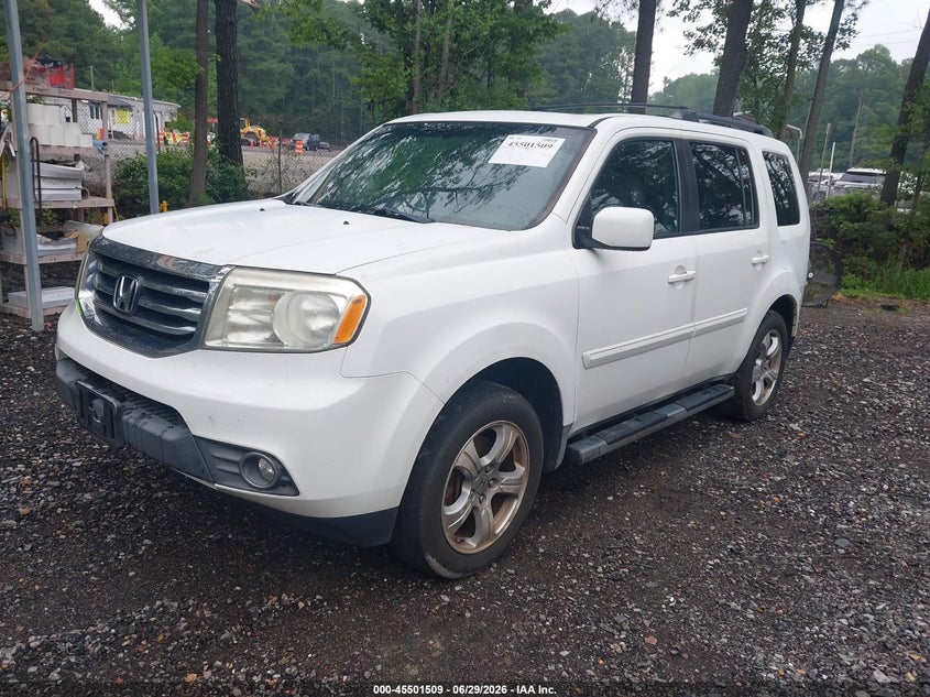 2012 Honda Pilot Ex-L 5FNYF4H74CB052666 photo 1