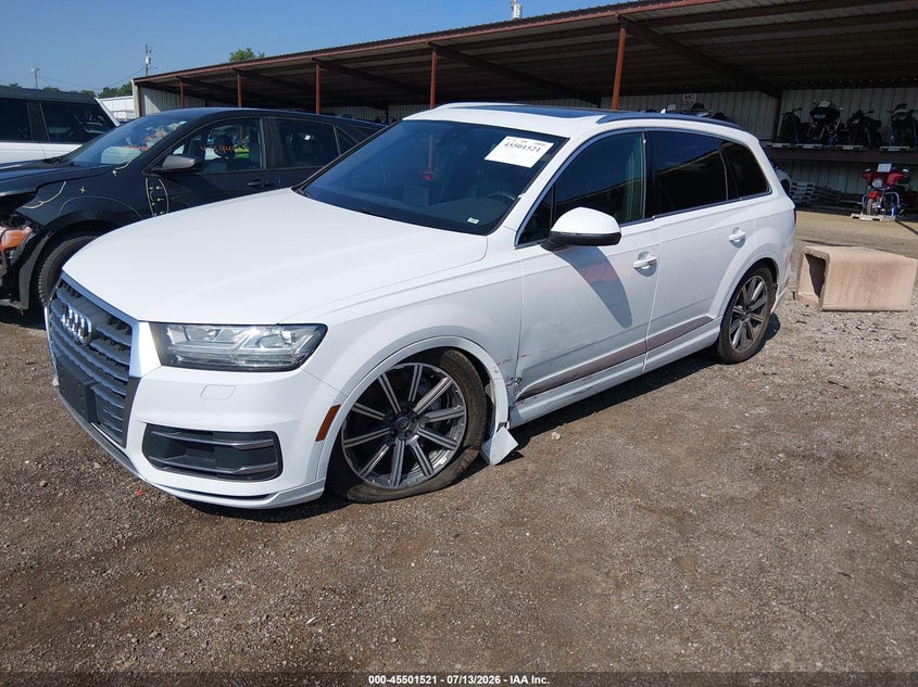 Vin: wa1lhaf70jd001430, lot: 45999736, audi q7 2.0t premium 20182