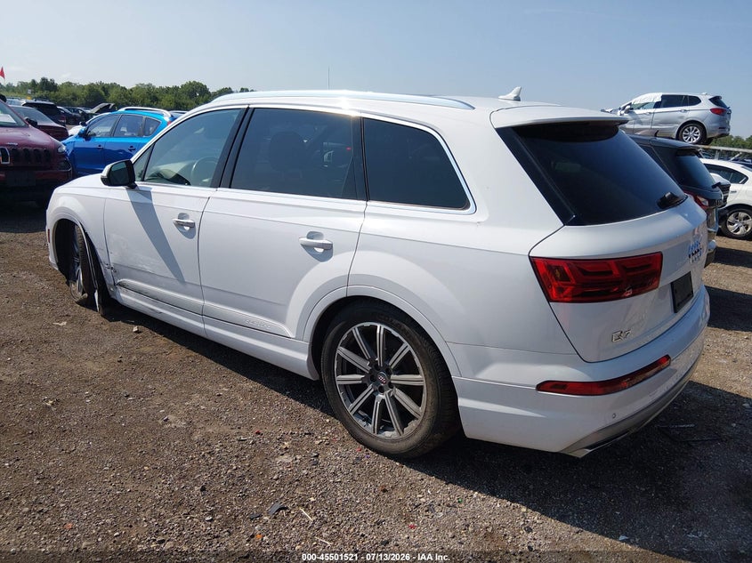 Vin: wa1lhaf70jd001430, lot: 45999736, audi q7 2.0t premium 20183