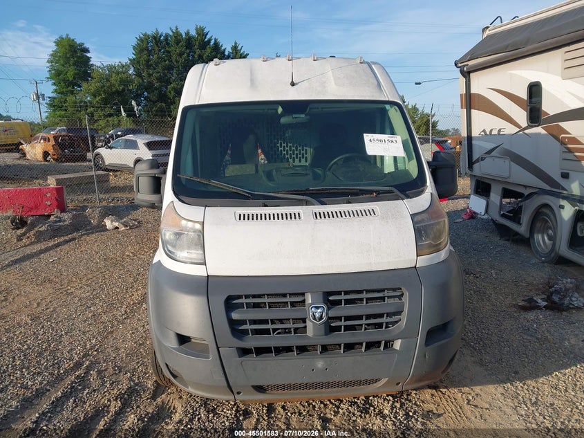 2015 Ram Promaster 2500 High Roof VIN: 3C6TRVCG8FE504702 Lot: 45501583