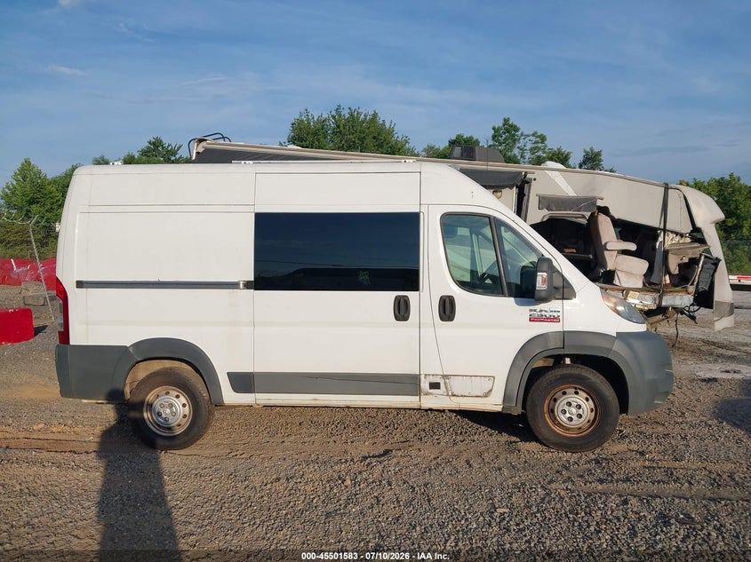 2015 Ram Promaster 2500 High Roof VIN: 3C6TRVCG8FE504702 Lot: 45501583