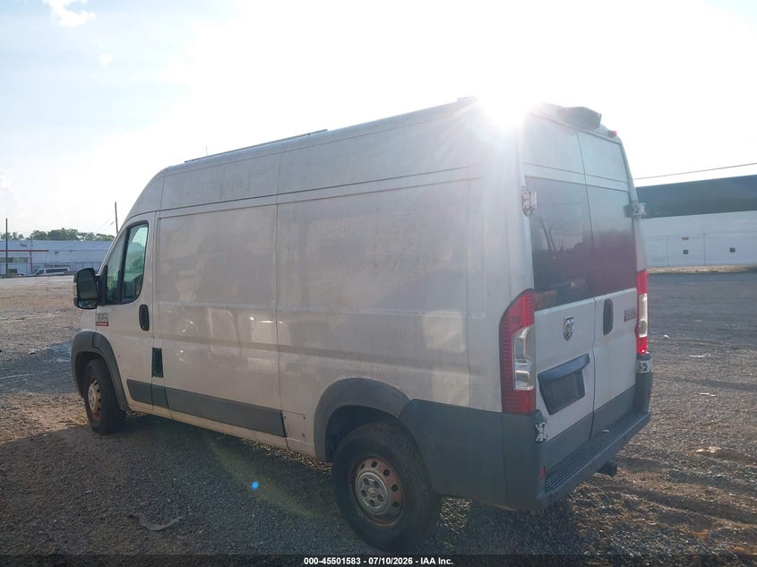 2015 Ram Promaster 2500 High Roof VIN: 3C6TRVCG8FE504702 Lot: 45501583