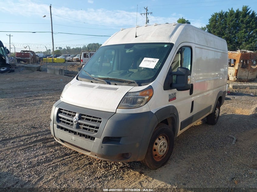 2015 Ram Promaster 2500 High Roof VIN: 3C6TRVCG8FE504702 Lot: 45501583