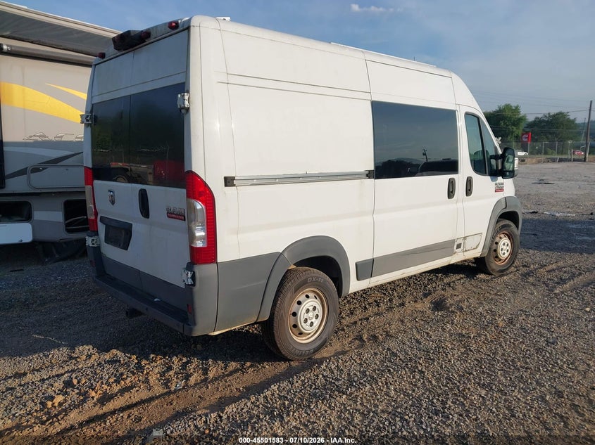 2015 Ram Promaster 2500 High Roof VIN: 3C6TRVCG8FE504702 Lot: 45501583