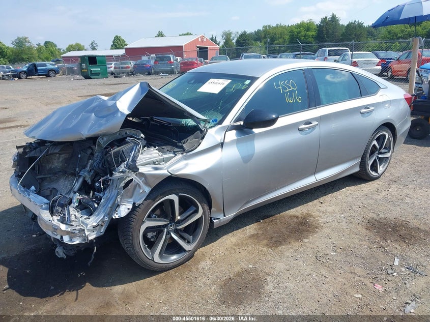 2022 Honda Accord Sport Special Edition, Front End, IAAI, VIN 1HGCV1F49NA120221 — photo 2
