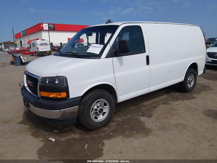 Vin: 1gtw7afgxl1174219, lot: 45999851, gmc savana cargo rwd 2500 regular wheelbase work van 20202