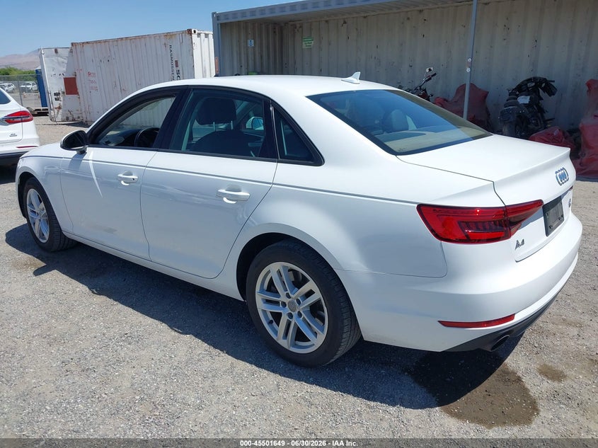 Vin: wauanaf44hn052586, lot: 45999865, audi a4 premium 20173