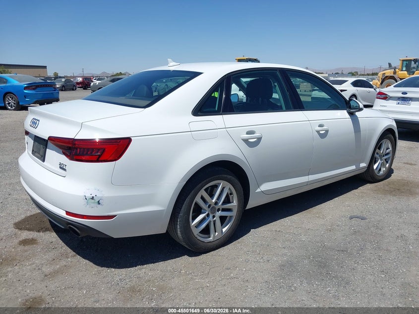 Vin: wauanaf44hn052586, lot: 45999865, audi a4 premium 20174
