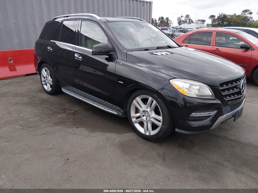 2012 MERCEDES-BENZ ML 350 BLUETEC auction photo 1