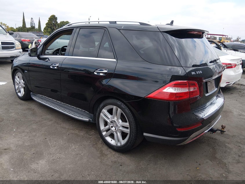 2012 MERCEDES-BENZ ML 350 BLUETEC auction photo 3
