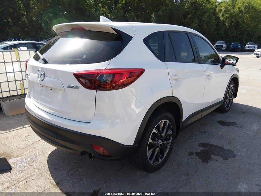 Vin: jm3ke4dy2g0796446, lot: 45999875, mazda cx-5 grand touring 20164