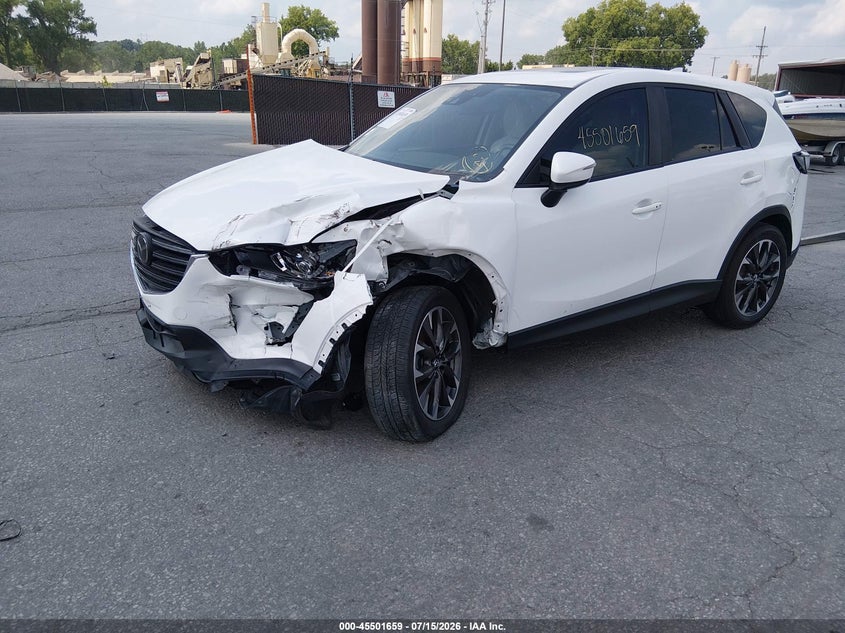 Vin: jm3ke4dy2g0796446, lot: 45999875, mazda cx-5 grand touring 20162