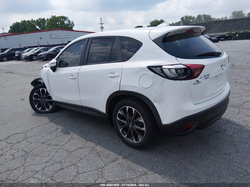 Vin: jm3ke4dy2g0796446, lot: 45999875, mazda cx-5 grand touring 20163