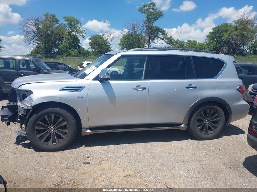 2017 Nissan Armada Platinum VIN: JN8AY2NE6H9705541 Lot: 45501660