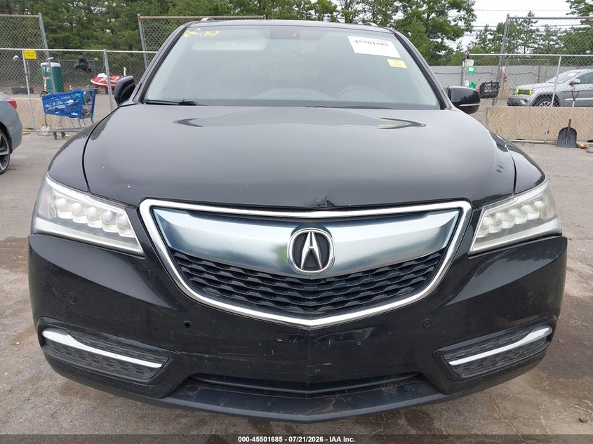 2014 Acura Mdx Advance Pkg W/Entertainment Pkg VIN: 5FRYD4H85EB036881 Lot: 45501685