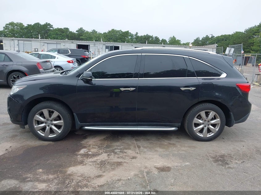 2014 Acura Mdx Advance Pkg W/Entertainment Pkg VIN: 5FRYD4H85EB036881 Lot: 45501685