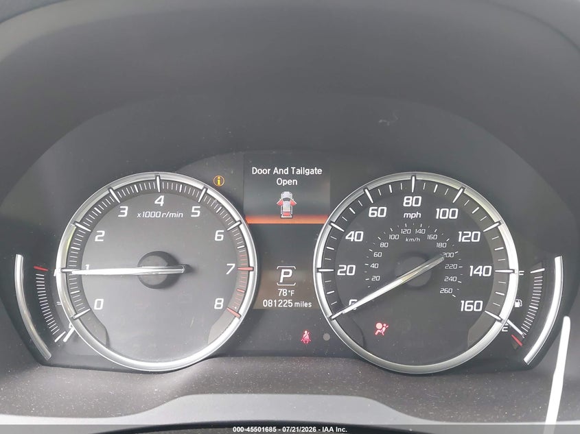 2014 Acura Mdx Advance Pkg W/Entertainment Pkg VIN: 5FRYD4H85EB036881 Lot: 45501685