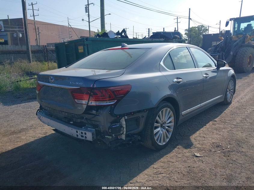 Vin: jthcl5ef2e5019818, lot: 45999922, lexus ls 460 20144