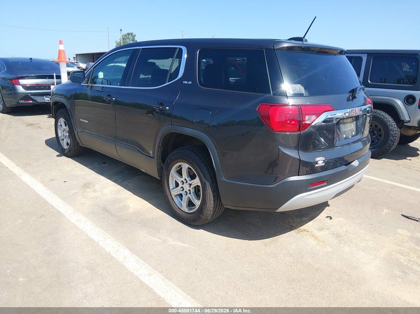 Vin: 1gkknkla7jz197552, lot: 45999960, gmc acadia sle-1 20183