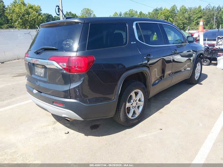 Vin: 1gkknkla7jz197552, lot: 45999960, gmc acadia sle-1 20184