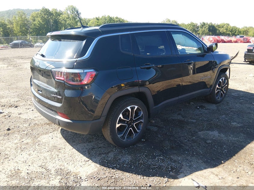 Vin: 3c4njdcn8pt521160, lot: 46000037, jeep compass limited 4x4 20234