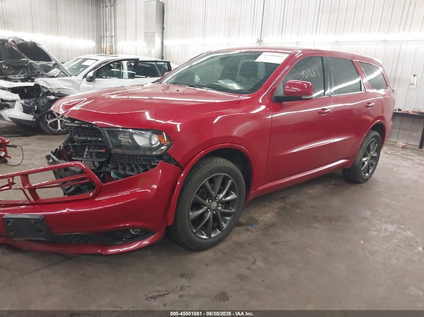 Vin: 1c4rdjdg8jc307165, lot: 46000097, dodge durango gt awd 20182