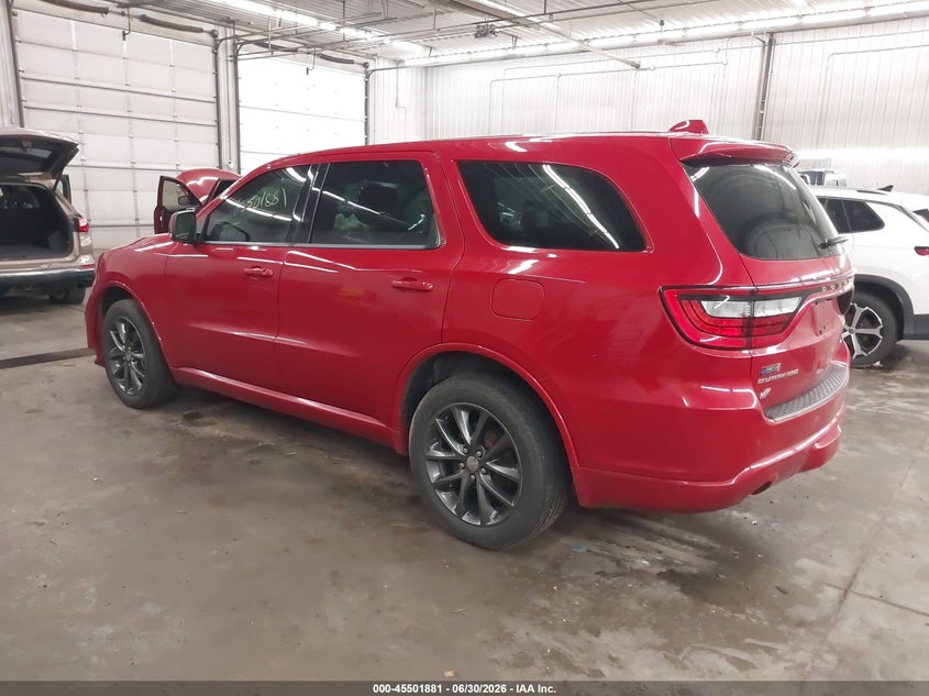 Vin: 1c4rdjdg8jc307165, lot: 46000097, dodge durango gt awd 20183
