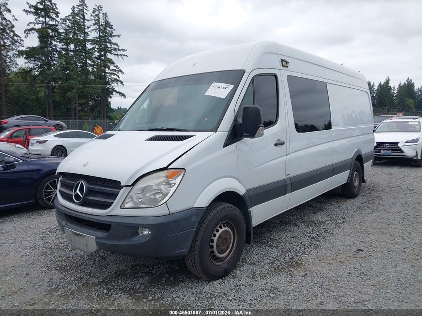 Vin: wd4pe8cc3d5791871, lot: 46000103, mercedes-benz sprinter 2500 high  roof 20132