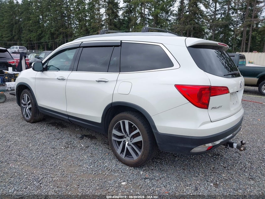 Vin: 5fnyf6h00gb064009, lot: 46000135, honda pilot elite 20163