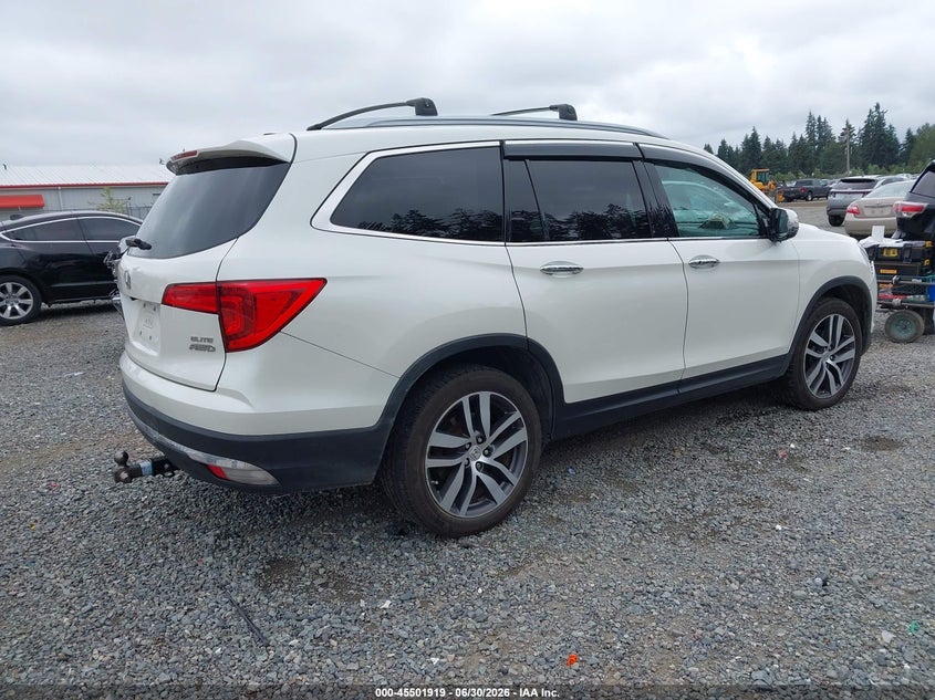 Vin: 5fnyf6h00gb064009, lot: 46000135, honda pilot elite 20164