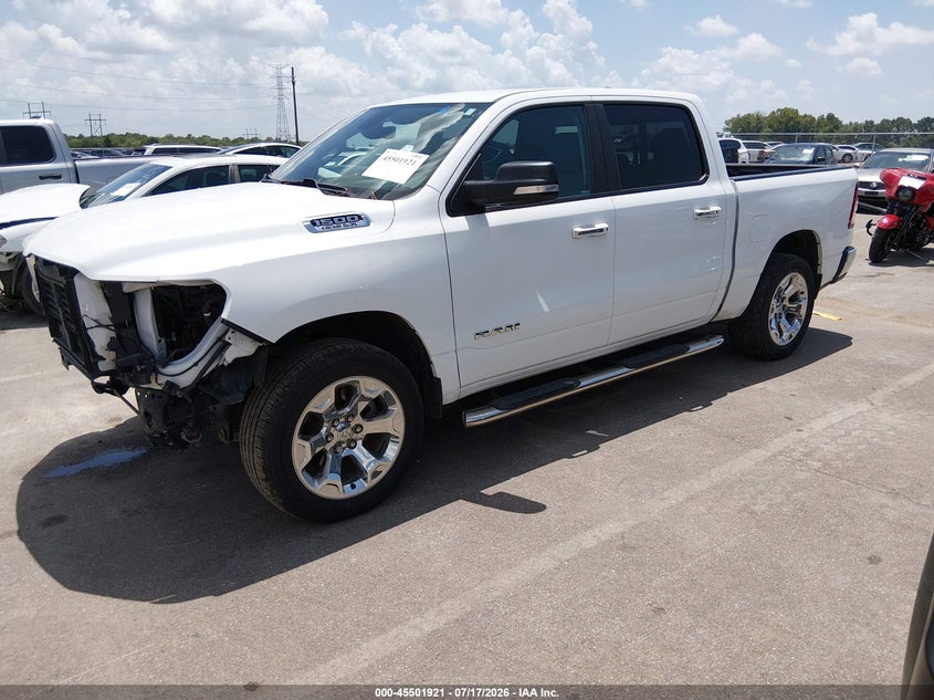 Vin: 1c6srfftxln109440, lot: 46000137, ram 1500 big horn  4x4 5'7 box 20202
