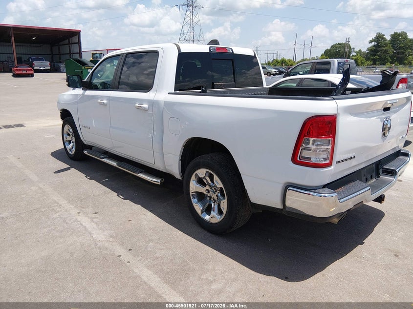 Vin: 1c6srfftxln109440, lot: 46000137, ram 1500 big horn  4x4 5'7 box 20203