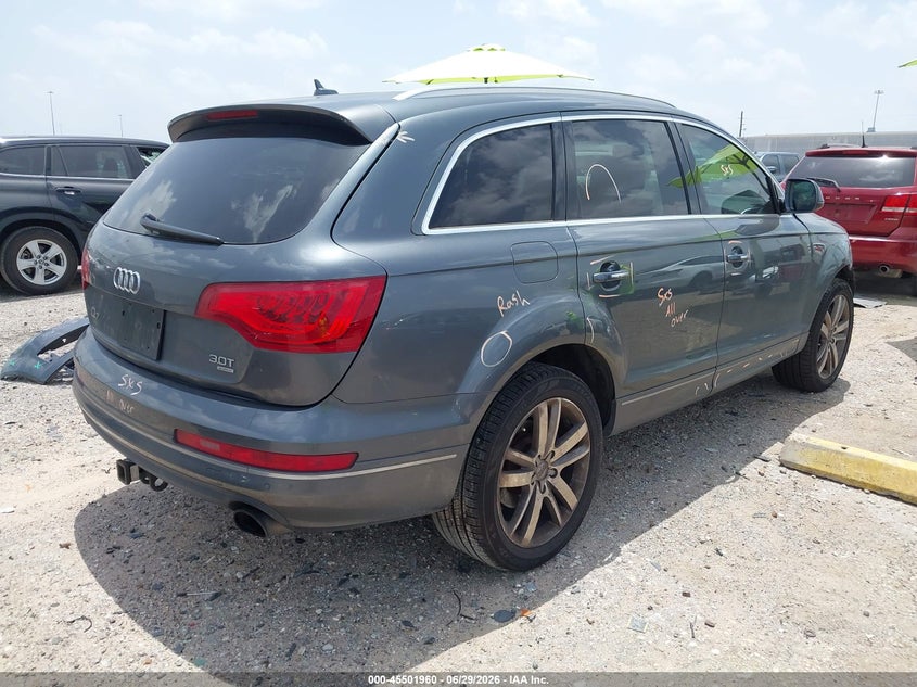 Vin: wa1lgafe9fd001628, lot: 46000176, audi q7 3.0t premium 20154