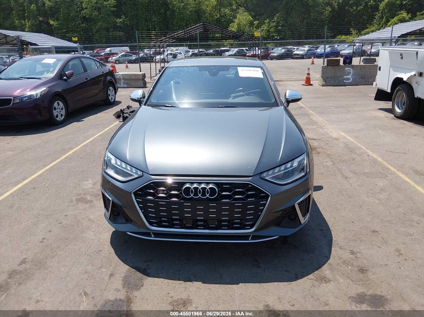 2022 Audi S4 Premium Plus Tfsi Quattro Tiptronic VIN: WAUB4AF42NA045937 Lot: 45501966