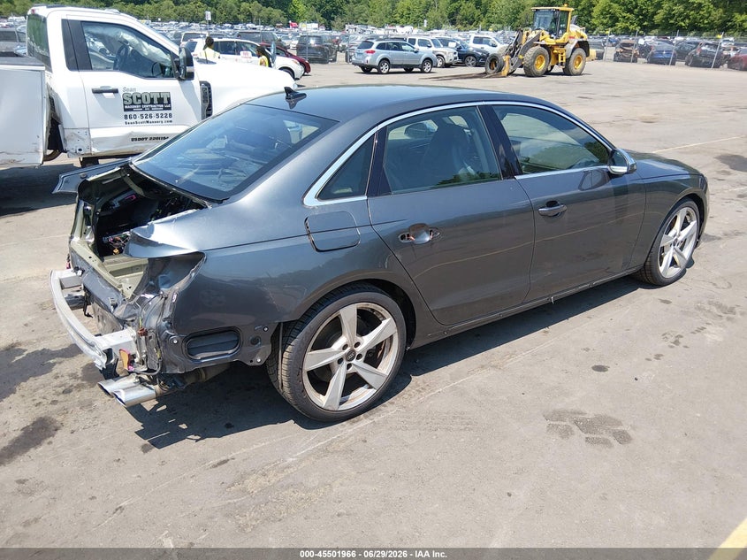 Vin: waub4af42na045937, lot: 46000182, audi s4 premium plus tfsi quattro tiptronic 20224